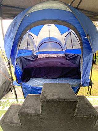 Tent bed