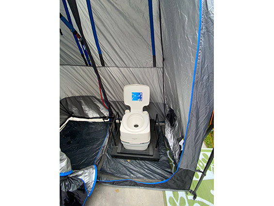 Tent toilet